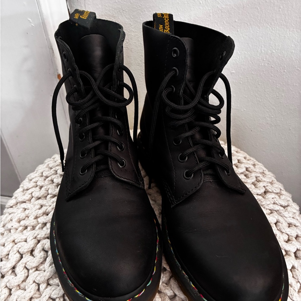 Dr. Martens Black Leather Boots